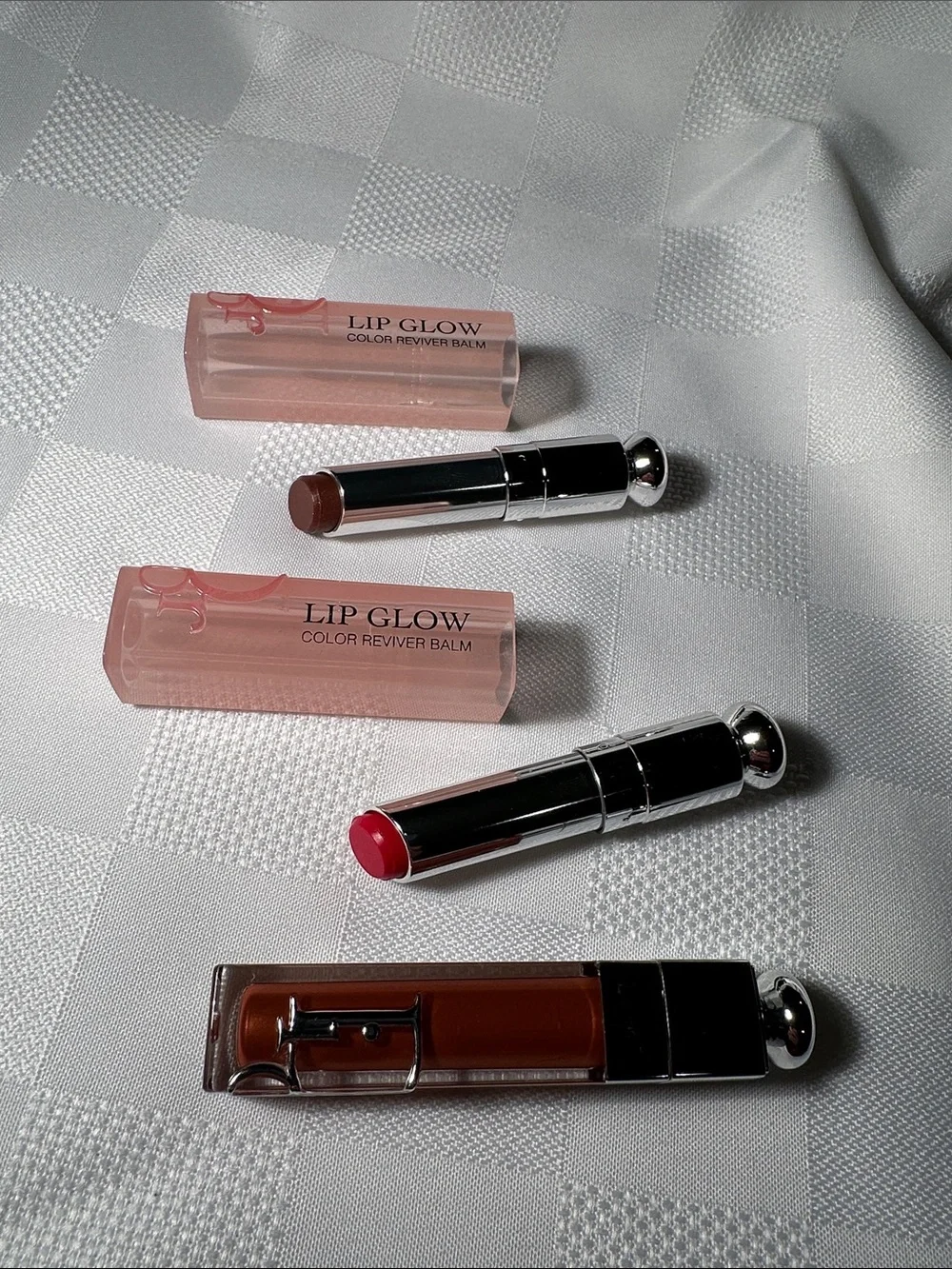 Dior Lip Glow & Lip Oil Duo — Pink and Brown Shades